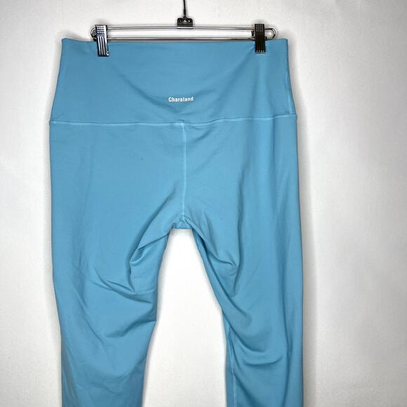 Womens Yoga Pants High Waist Yoga Workout Leggings Running Tummy Control XL - Picture 7 of 9